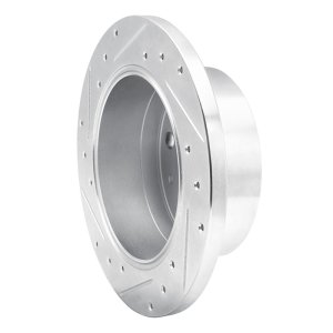 Ram Promaster 2500 Brake Rotor (1) - Rear Right - R1 Concepts - Drilled & Slotted - Silver - `14-`21